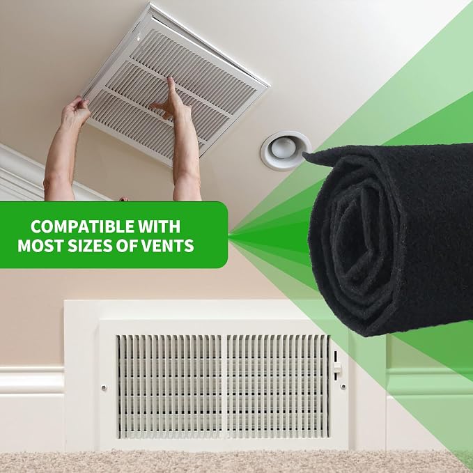 Activated Carbon Filter Carbon Air Pre Charcoal Hepa AC Vent Carbon Fabric Air