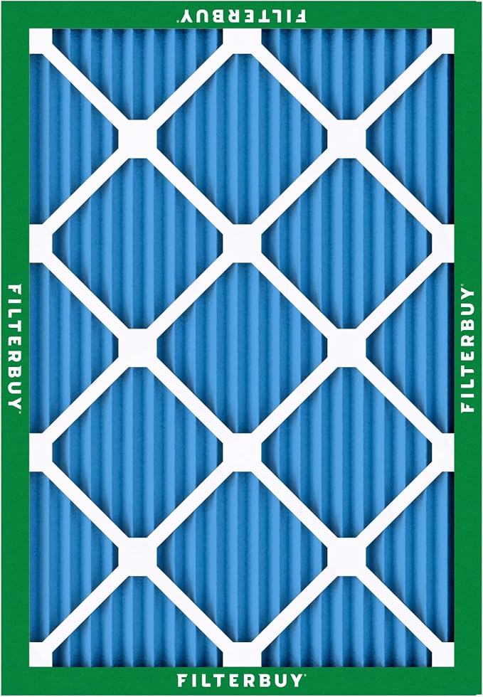 Filterbuy 16x18x1 Air Filter MERV 13 Optimal Smoke & Allergy Defense,