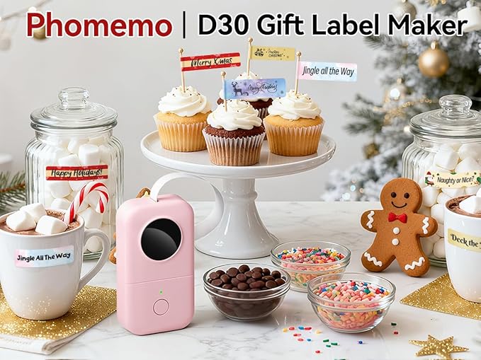Phomemo D30 Label Maker Tape, Black on Colorful Starry Sky Patterns Sticker Thermal Label Paper, Self-Adhesive Label Tape, 0.47" 12 x 40 mm (0.47 x 1.57 Inch) 3-Rolls