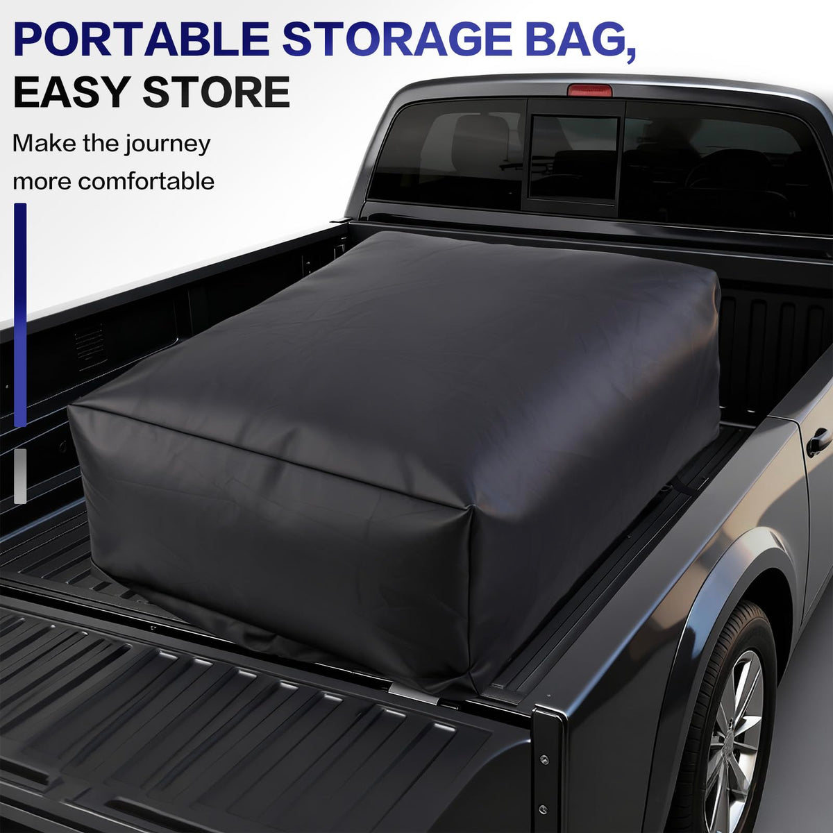 WODHMIEY Truck Bed Cargo Bag,Waterproof 1000D Oxford Fabric Car Roof Bag