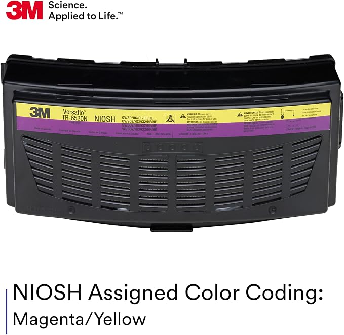 3M Versaflo Organic Vapor/Acid Gas/HEPA Cartridge TR-6530N,