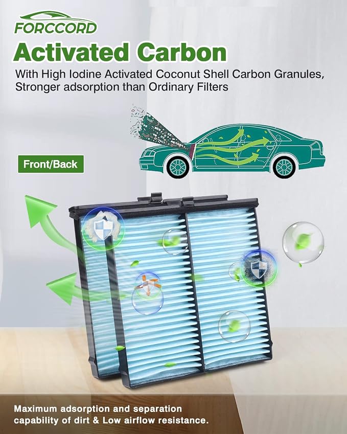 Cabin & Engine Air Filter Fit for Mazda 3, CX-50 Air Filter Kit