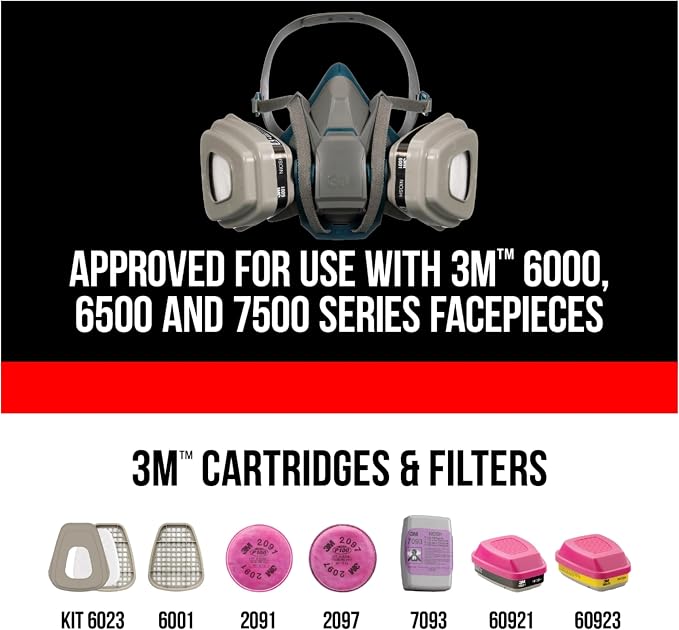 3M particulate filters P100 #2091/07000, One Size