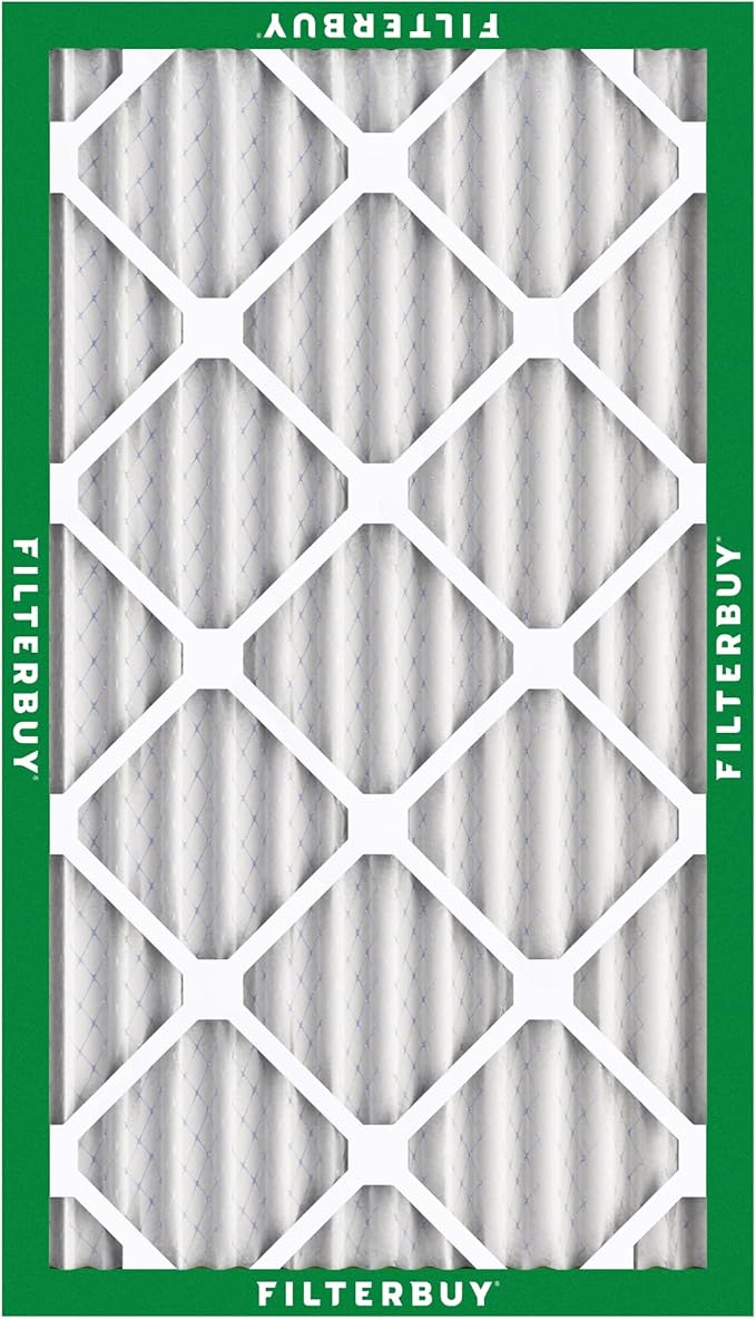 Filterbuy 18x30x2 Air Filter MERV 8 Essential Dust & Allergy Defense,