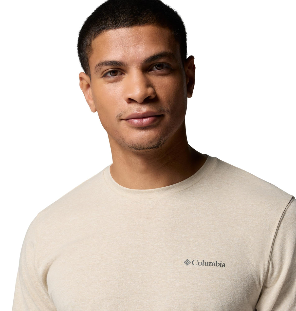 Columbia Men's Thistletown Hills Short Sleeve T-Shirt, Ancient Fossil Heather, 2X