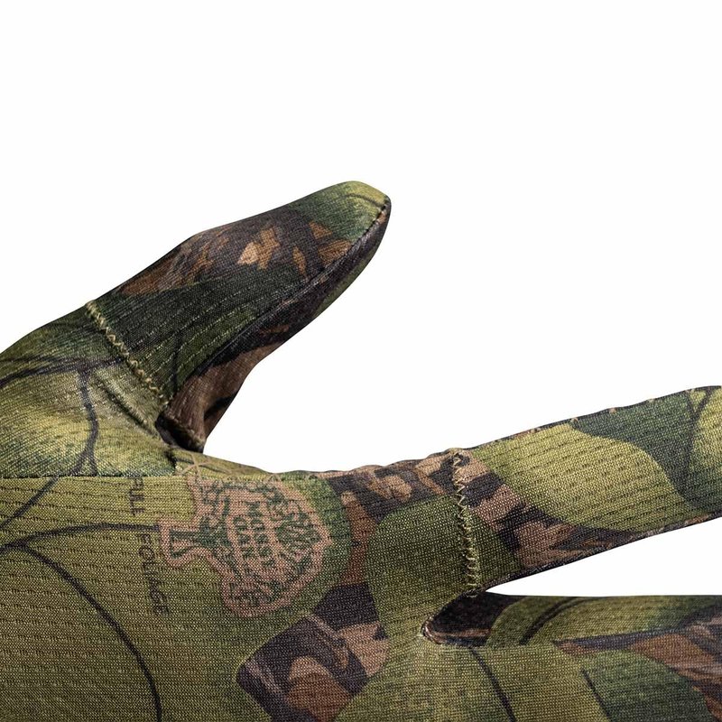 BLOCKER OUTDOORS Finisher Customizable Camouflage Hunting Gloves (MO Greenleaf, Large)