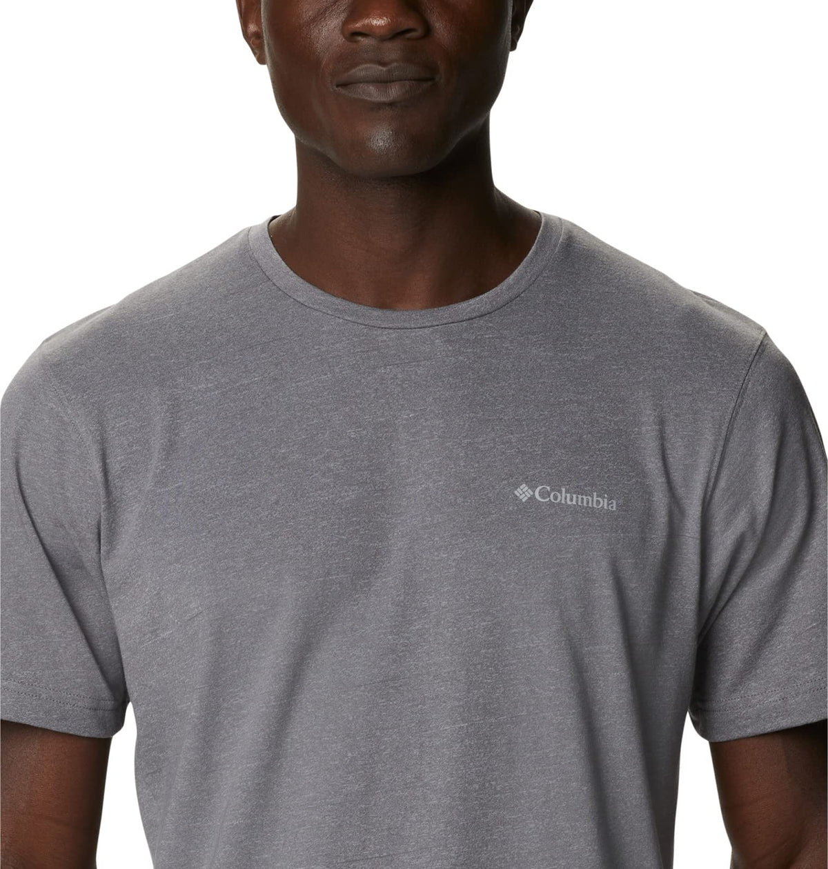 Columbia Mens Thistletown Hills Short Sleeve T-Shirt, City Grey Heather, X-Large Tall