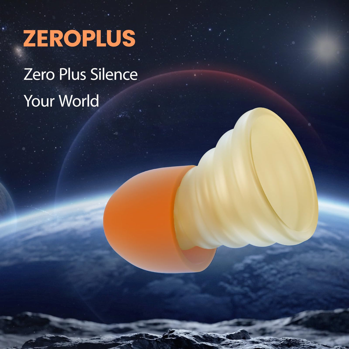 ZEROPLUS Ear Plugs for Sleeping Side Sleeper,Comfortable Ear Plugs for Noise Reduction-26 dB, 360 Rotating Fit&3 Adjustable Sizes, Ideal for Sleep,Focus,Travel and Those Sensitive to Noise