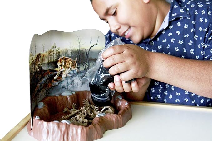 Basic Fun Dr. Steve Hunters Tar Pits Explorer (Saber Tooth Tiger + Mammoth)