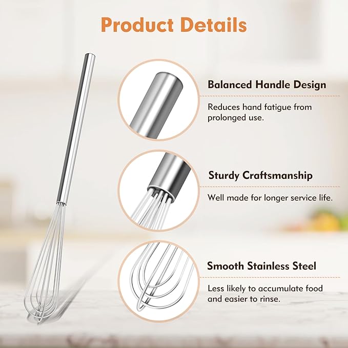 1 PCS Mini Whisk,Small Whisks for Cooking