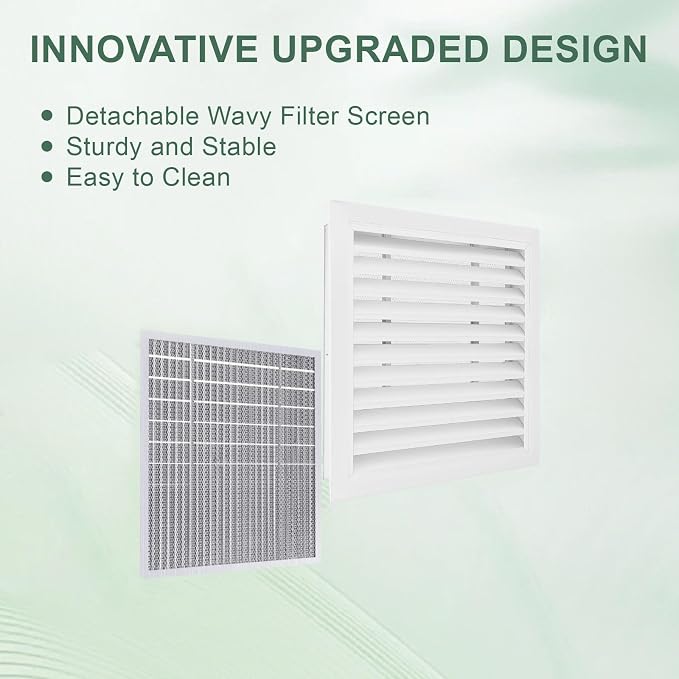 2-Pack Paintable Gable Vents
