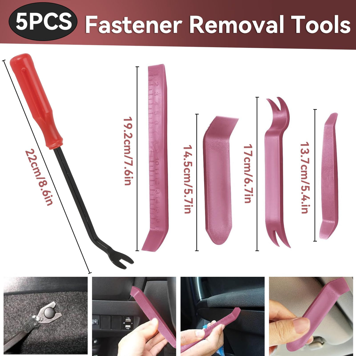 2080Pcs Car Retainer Clips & Fasteners Kit – 33 Universal Sizes Nylon Bumper, Fender Rivets, Door Panel Clips, and Plastic Rivets with 10 Cable Ties and Removal Tool for Toyota, Ford, Benz (2080pcs)
