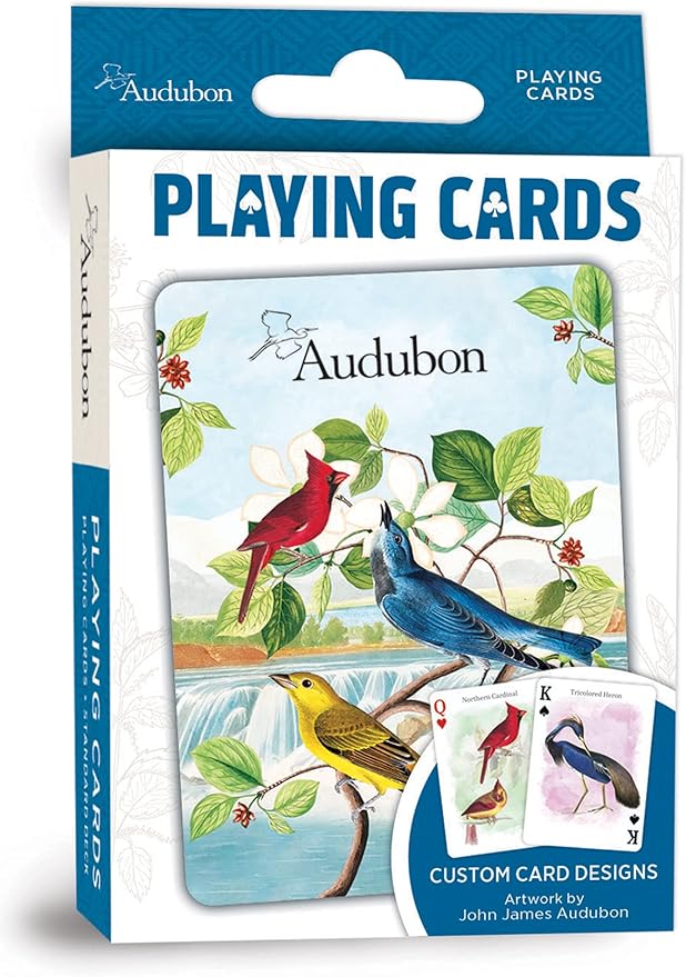 MasterPieces Officially Licensed Audubon Playing Cards - 54 Card Deck for Adults