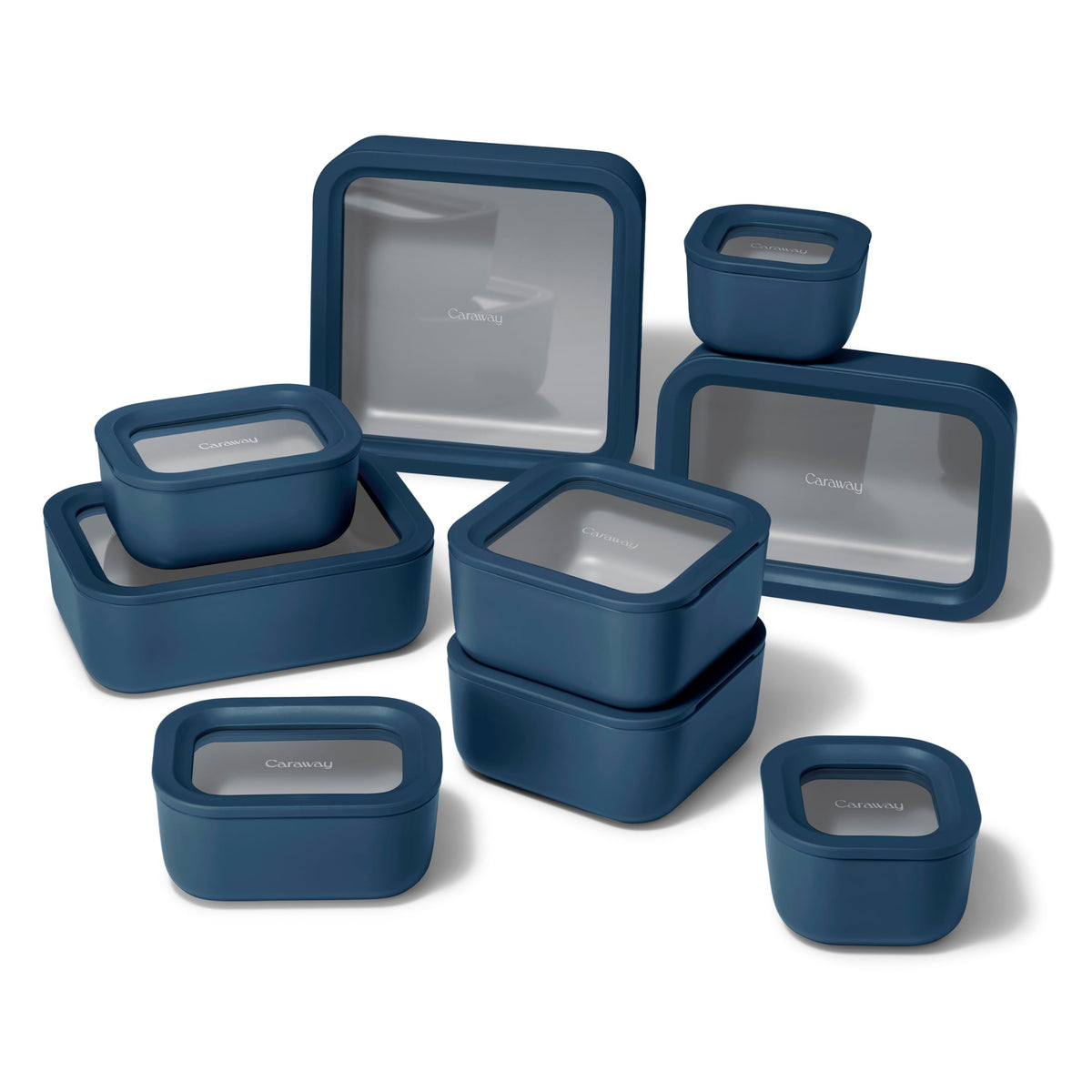 Caraway 13-Piece Glass Food Storage Container Set