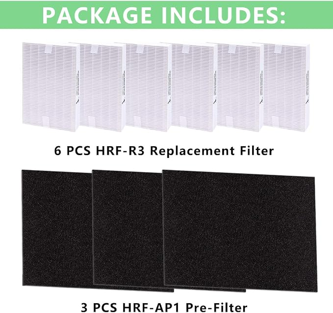 9 Pack HPA300 HEPA Filter Replacement