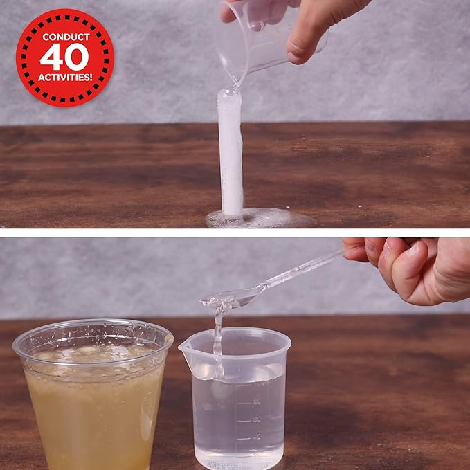 Discovery Extreme Chemistry STEM Science Kit, At-Home STEM Kits For Kids, Chemistry Experiments, Chemistry Activities for Birthday Parties, Sleepovers, Science Set For Kids Ages 8, 9, 10