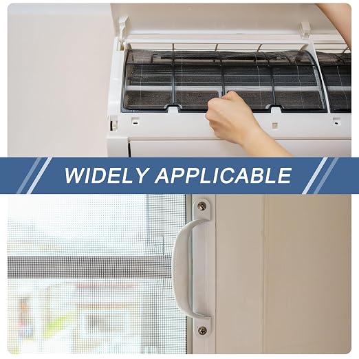 uxcell 60 Mesh 39" x 12" Woven Wire Mesh, 304 Stainless Steel Air Vent Filter