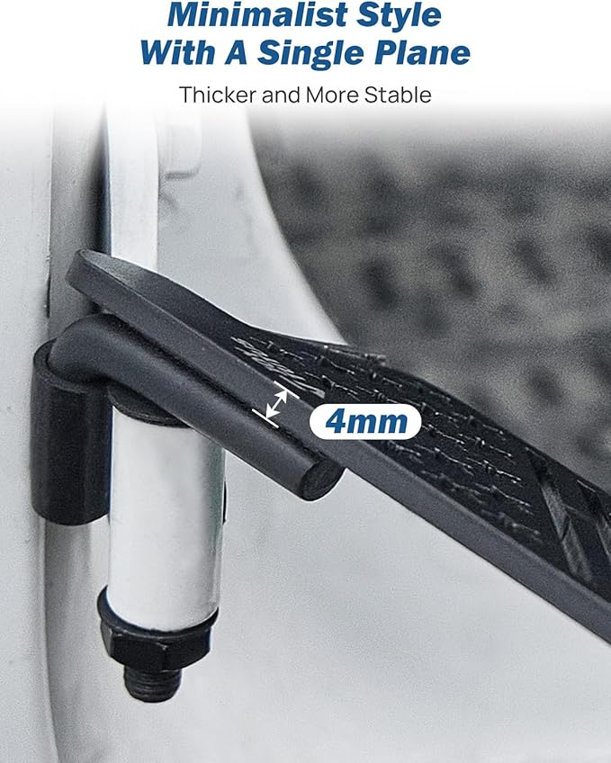 JOYTUTUS Wrangler Foot Pegs Doors Off Compatible with 2007-2026 Wrangler JK JL & Gladiator JT, Door Hinge Foot Pegs Foot Rest Pedals, US Flag Pattern