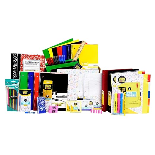 Ultimate High School and College Bundle | Pallet (96 Boxes) | School Supply Boxes - Back to School Essentials | Includes Notebooks, Tab Dividers, Pencils, Highlighters, & More