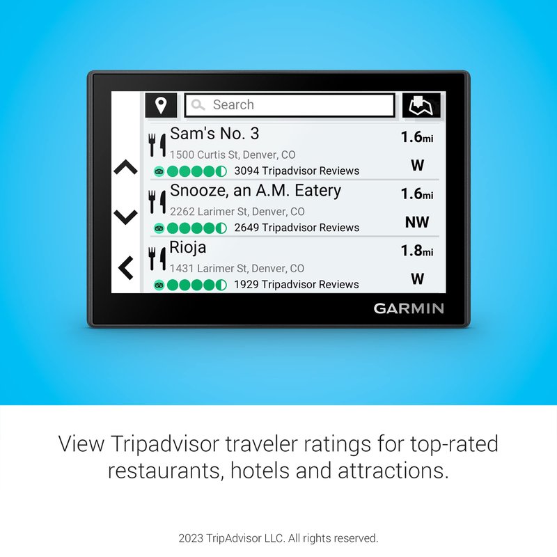 Garmin Drive™ 53 GPS Navigator, High-Resolution Touchscreen, Simple On-Screen Menus and Easy-to-See Maps, Driver Alerts (Renewed)