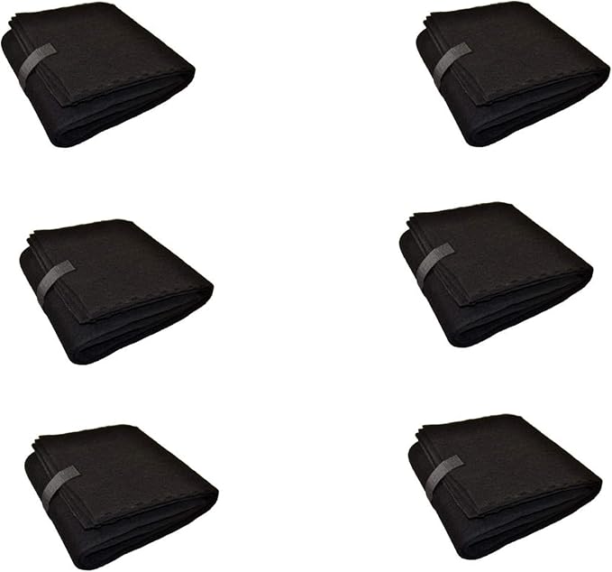 CFS – Pack of 6, Premium Cut-to-Fit Activated Carbon Pre-Filter Pad Compatible
