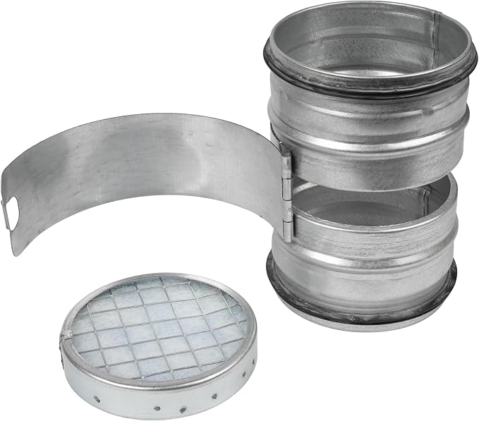 4" Inch Inline Round Duct Filter