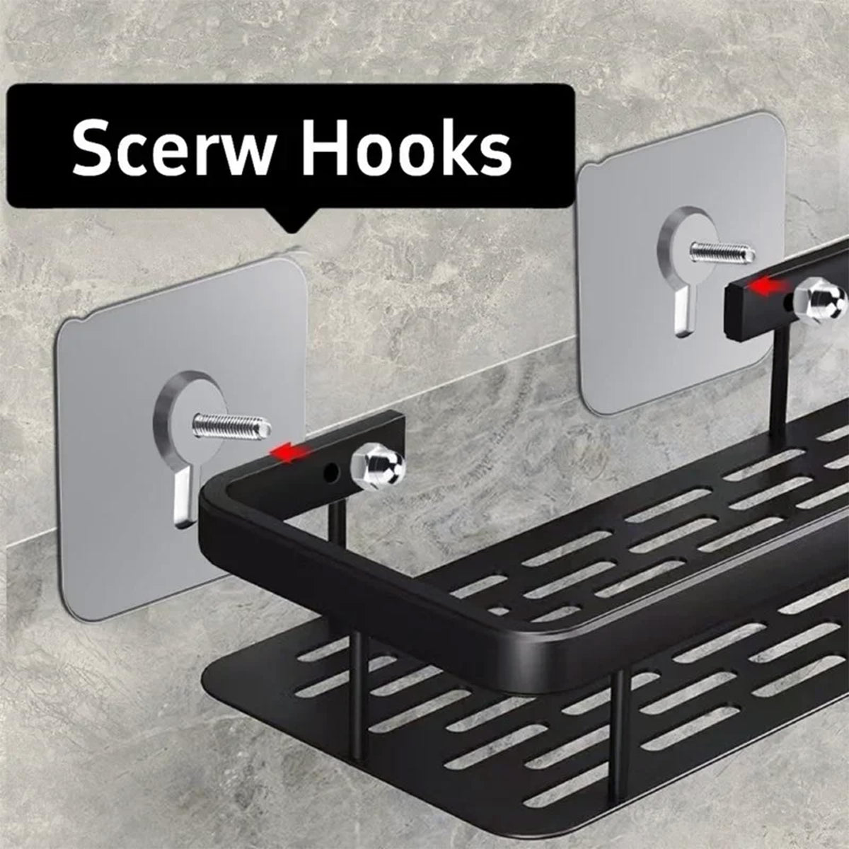20 PCS Adhesive Hooks Heavy Duty, Screw Free Sticker, Seamless Screws for Wall Mount, No-Trace Sticker Frame Hangers Without Nails for Mount Wall Shelf，for Kitchen，Home，Office(10mm)
