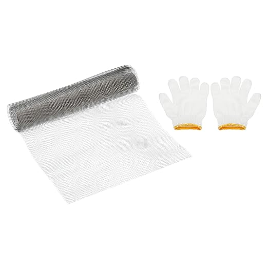 PATIKIL 40" L x 16" W Woven Wire Mesh, 16 Mesh 304 Stainless Steel Air Vent
