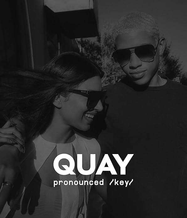Quay - Blue Light Glasses for Men & Women, Square Frame, Eyewear for Screentime Protection (Hardwire, Clear/Clear Blue Light Lens)