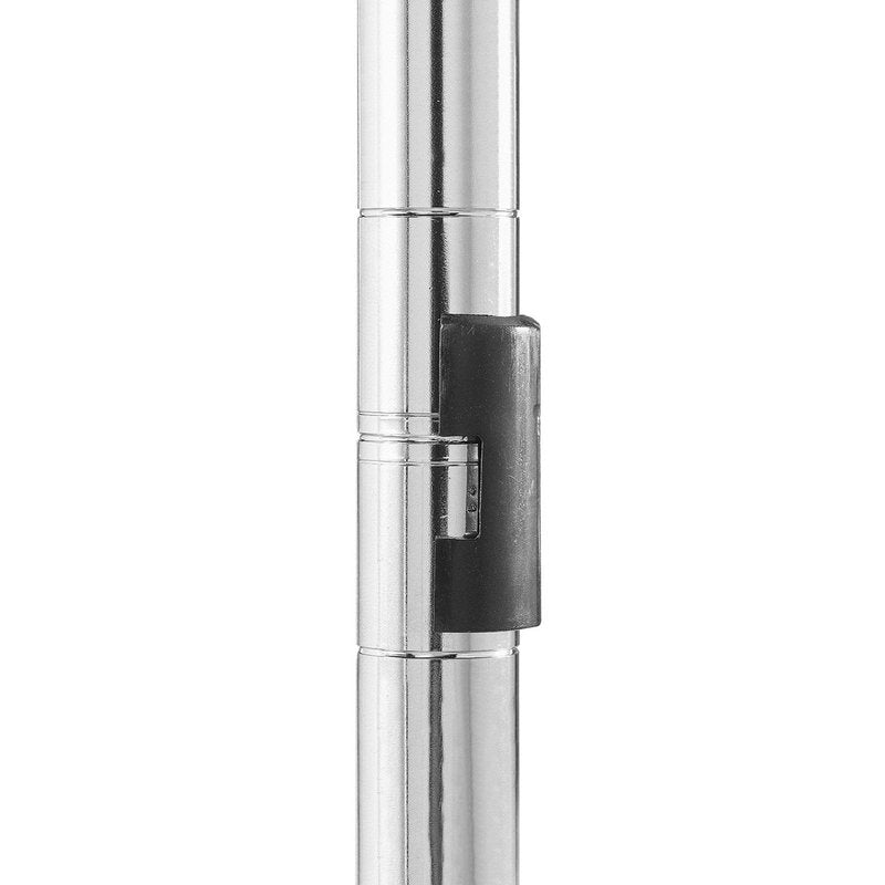 Whitmor 5 Tier Shelving Unit, Metal Storage Shelves, 400 lbs Capacity per Shelf, 2000 lbs Total, Adjustable Heavy Duty Shelf, Easy Assembly for Kitchen, Garage, Plant, 36"L x 14"W x 72"H, Chrome