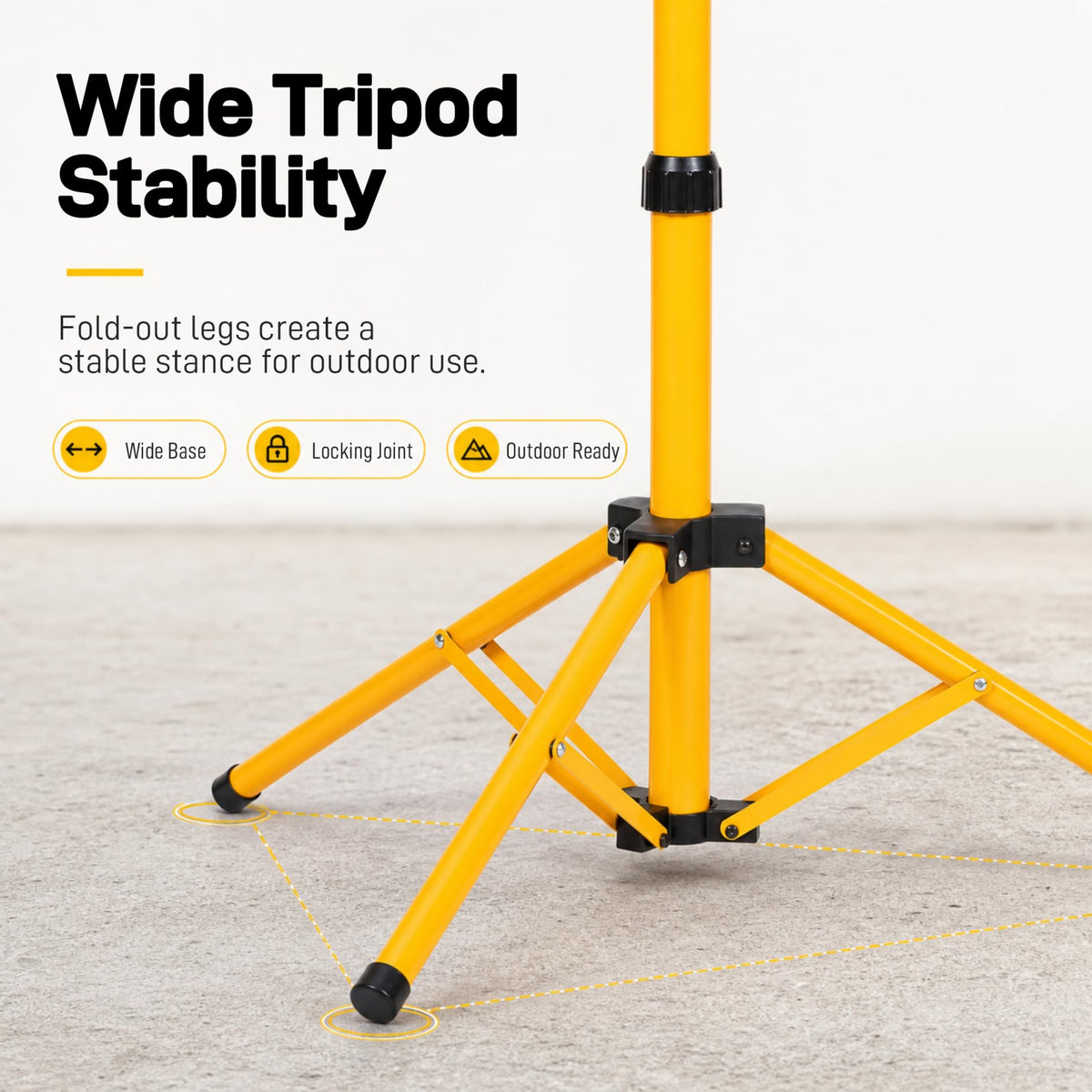Archery Target Stand, Adjustable Foldable Metal Bow and Arrow Target Tripod Stand for Backyard & Shooting Range, Hanging Target Holder for Straw, Foam, Grass & EVA Targets, Also Fits Work Lights