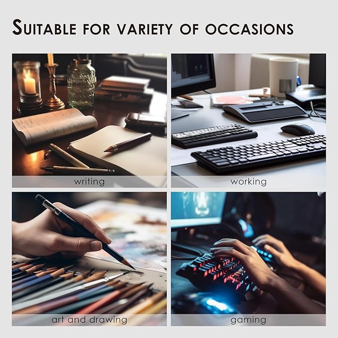 Cork Desk Mat - Small Dual-Sided Desk Pad for Office and Home - Desk Organization and Accessories - Ideal for Large Mouse Pad and Small Desk Mats on Top of Desks(Dark Blue,23.6"x 13.8")