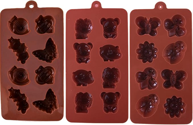 STARUBY Silicone Molds Non-stick Chocolate Candy Mold,Soap Molds
