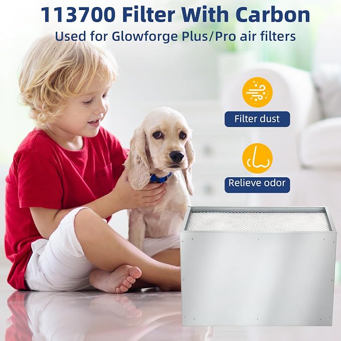 113700 Main Filter with Carbon Mix Compatible with Glowforge Plus/Pro Air