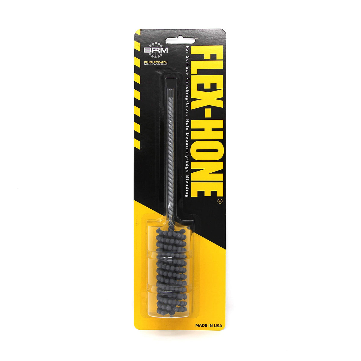 Brush Research BC151612 FLEX-HONE®, 15/16" (23.8mm) Diameter, 120 Grit, Silicon Carbide, for Mild Steel, Stainless Steel, Cast Iron and Softer Ferrous Materials