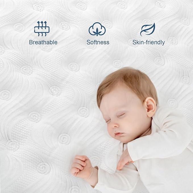 Full Mattress, 12 Inch Hybrid Mattresses Eurotop with Gel Memory Foam,Motion Isolation Individually Wrapped Pocket Coils Breathable Comfort Soft Pressure Relief 100 Night Trial