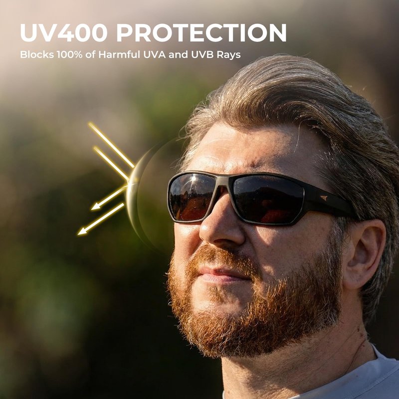 KastKing Merced Floating Polarized Sports Sunglasses, With PuriVex Protective Lens Coating, Lightweight TPX Frame, Men Women