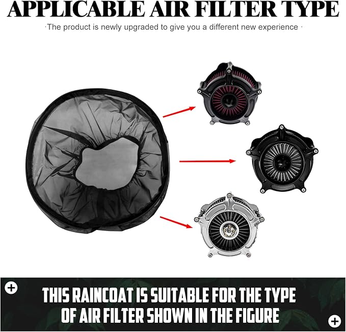 Waterproof Air Filter Rain Sock Motorcycle Dustproof Cold Air Intake Protective