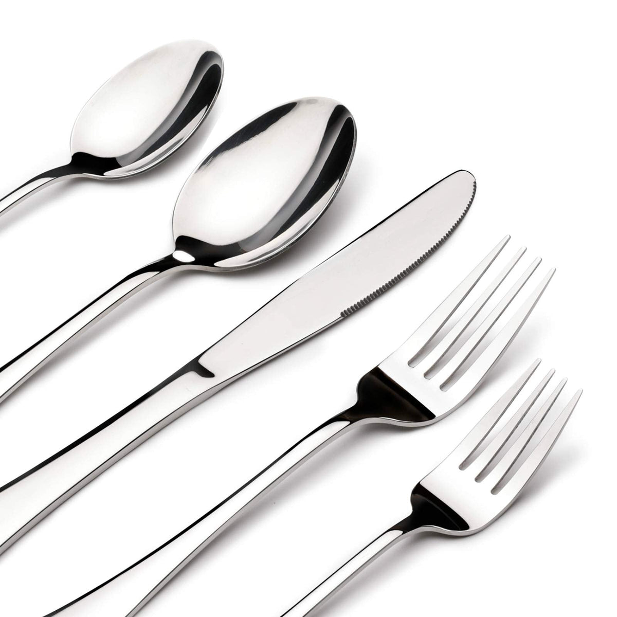 Silverware Set for 6,30 Piece Stainless Steel Flatware Utensils Cutlery Set