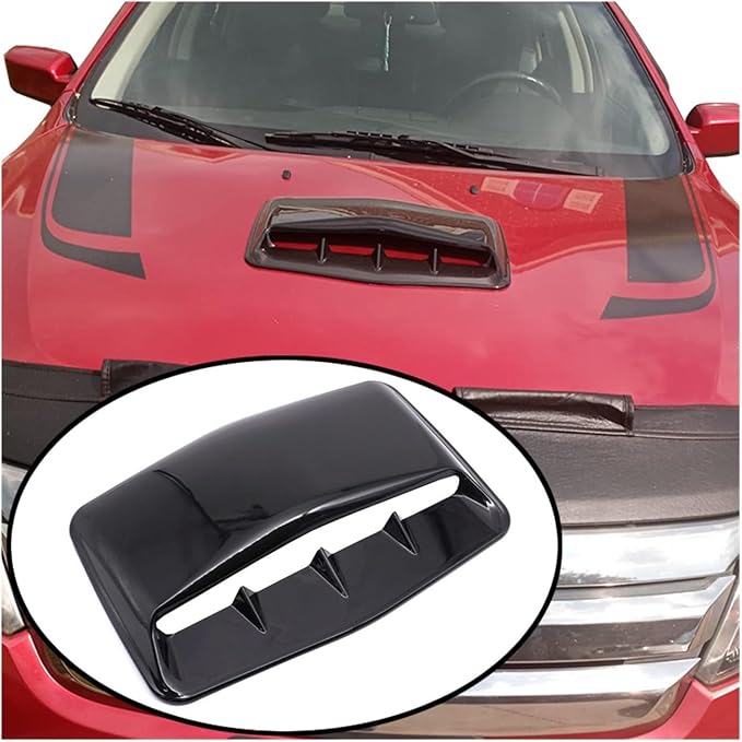 Universal Car Hood Scoop Air Flow Intake Decorative Turbo Bonnet Vent Cover