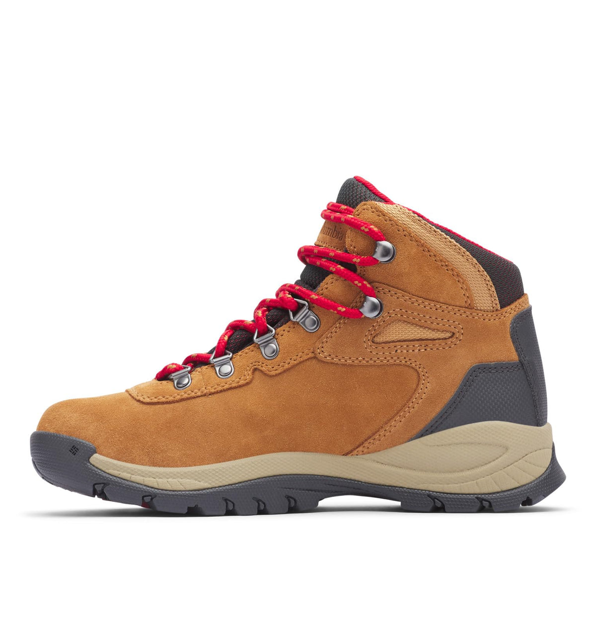 Columbia Women's Newton Ridge Plus Waterproof Amped, 2024 Elk/Mountain Red, 7.5