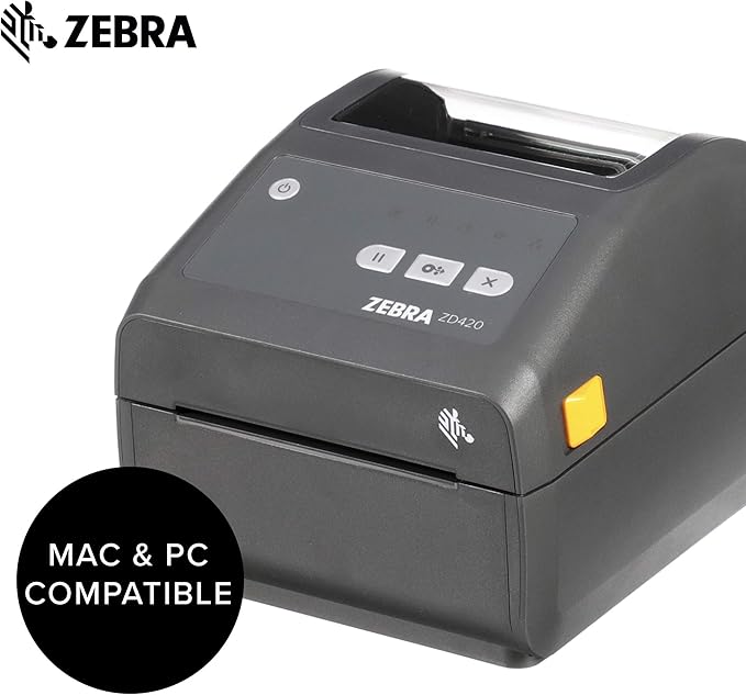 Zebra ZD420d Direct Thermal Desktop Printer 203 dpi Print Width 4 in USB ZD42042-D01000EZ (Renewed)