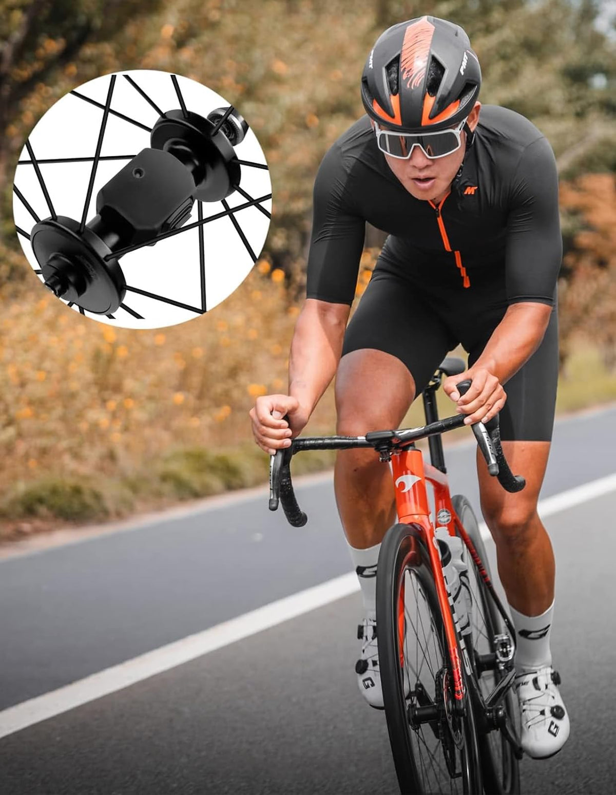 iGPSPORT Speed Cadence Sensor Bundle, Bluetooth ANT+ Wireless Waterproof Cycling Sensor, Compatible with Bike Computer Stationary Bike