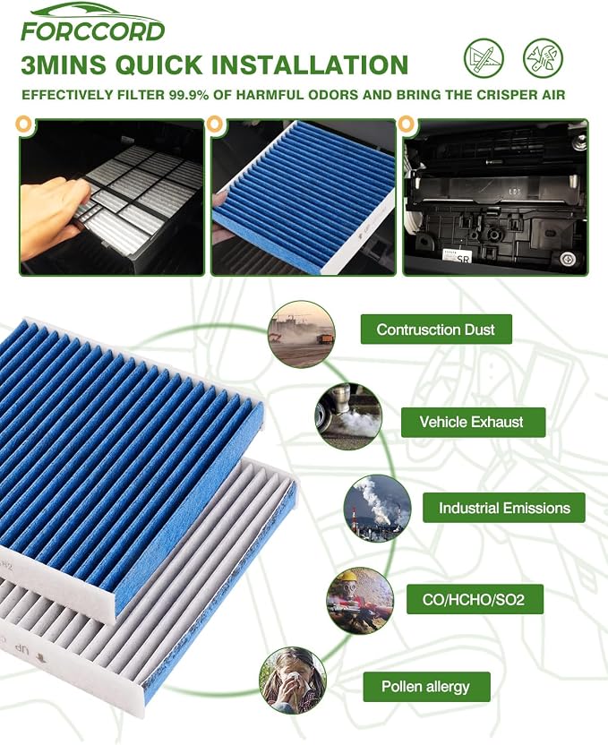 Engine & Cabin Air Filter Kit