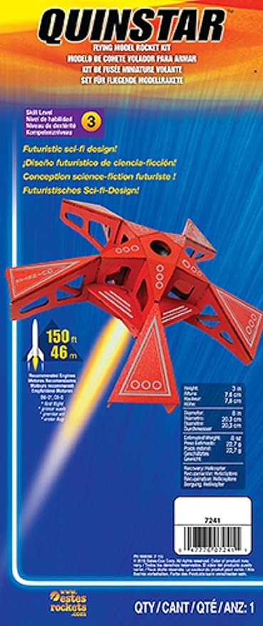 Estes Quinstar Flying Model Rocket Kit