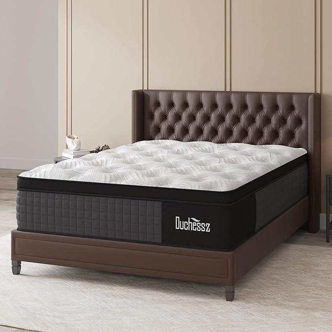 Full Mattress, 10 Inch Hybrid Mattresses Eurotop with Gel Memory Foam,Motion Isolation Individually Wrapped Pocket Coils Breathable Comfort Soft Pressure Relief