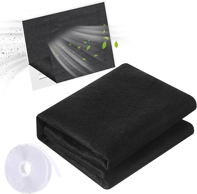 2 Rolls of Vent Filters Kit 100'' x 40'' Electrostatic Media 200" Installation