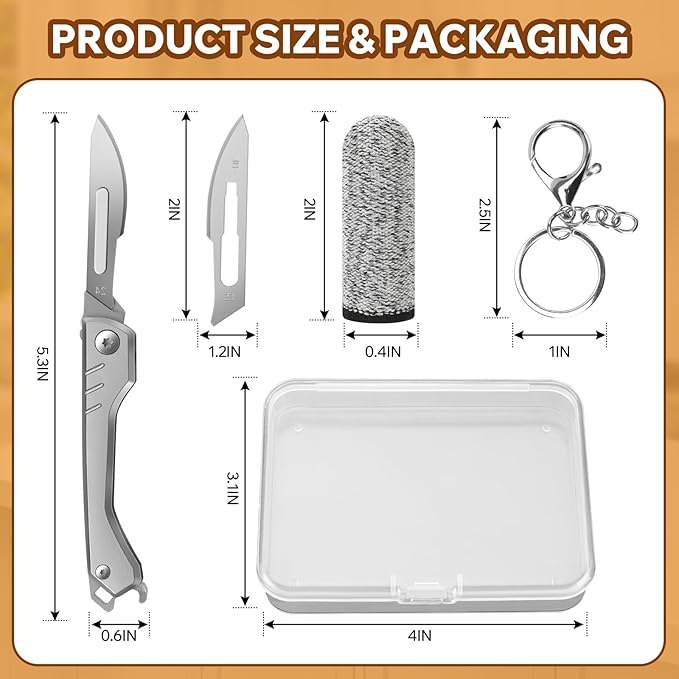 CRUIFU Folding Bread Lame Dough Scoring Tool with 10 Blades & Storage Box