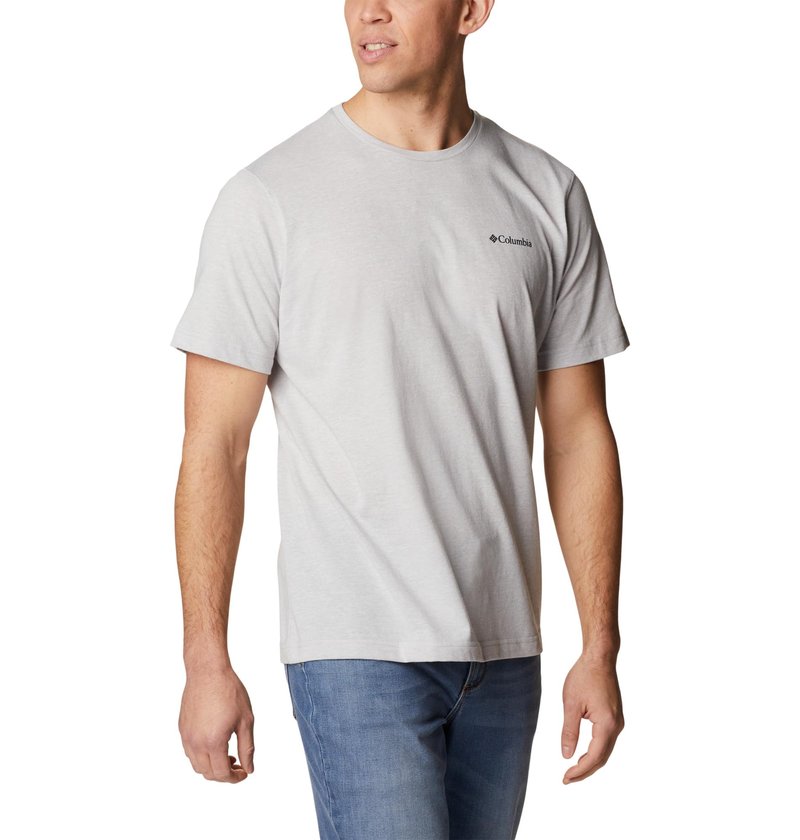 Columbia Men's Thistletown Hills Short Sleeve, Grey Heather, 4X Big