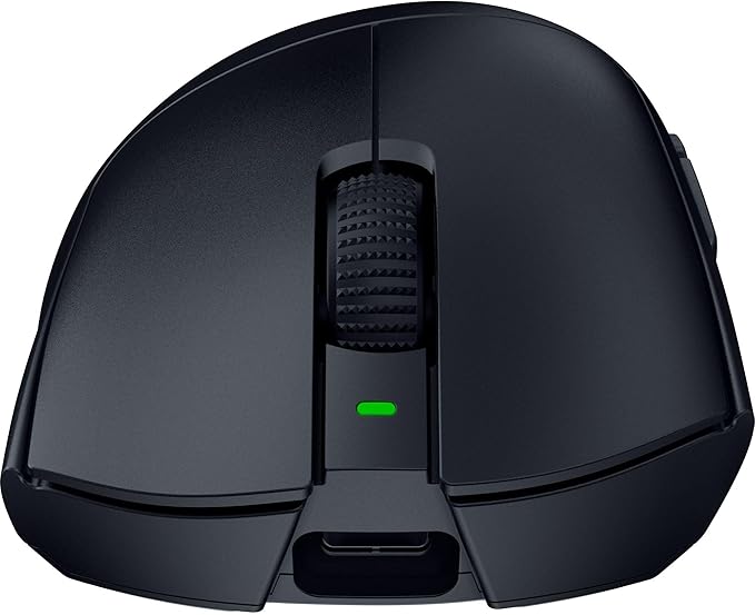 Razer DeathAdder V3 HyperSpeed Wireless Gaming Mouse: 55g Lightweight - USB C Charging - Up to 100 Hr Battery - Advanced 26K Optical Sensor - Gen-3 Optical Switches - 8 Programmable Controls - Black